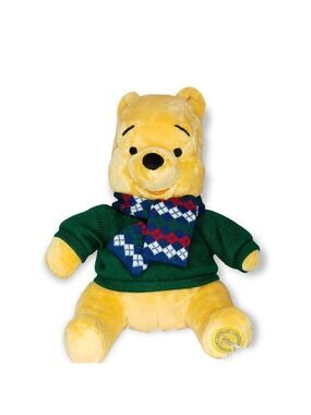 Disney Winnie The Pooh Christmas Plush Doll